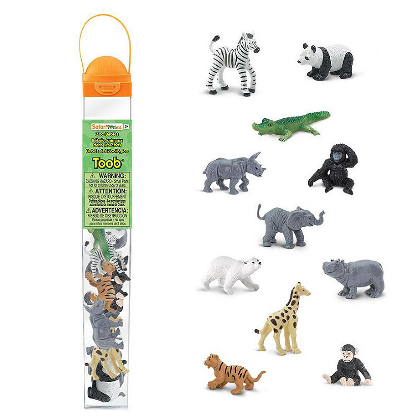 Safari Zoo Babies Toob Image