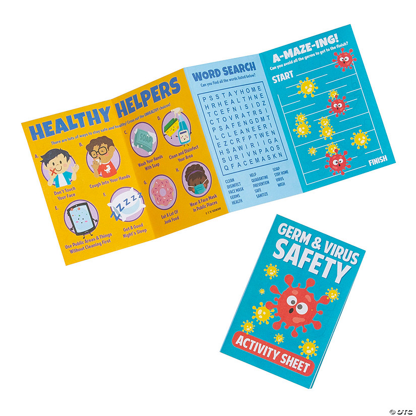 Safety Guidelines Activity Sheets - 30 Pc. Image
