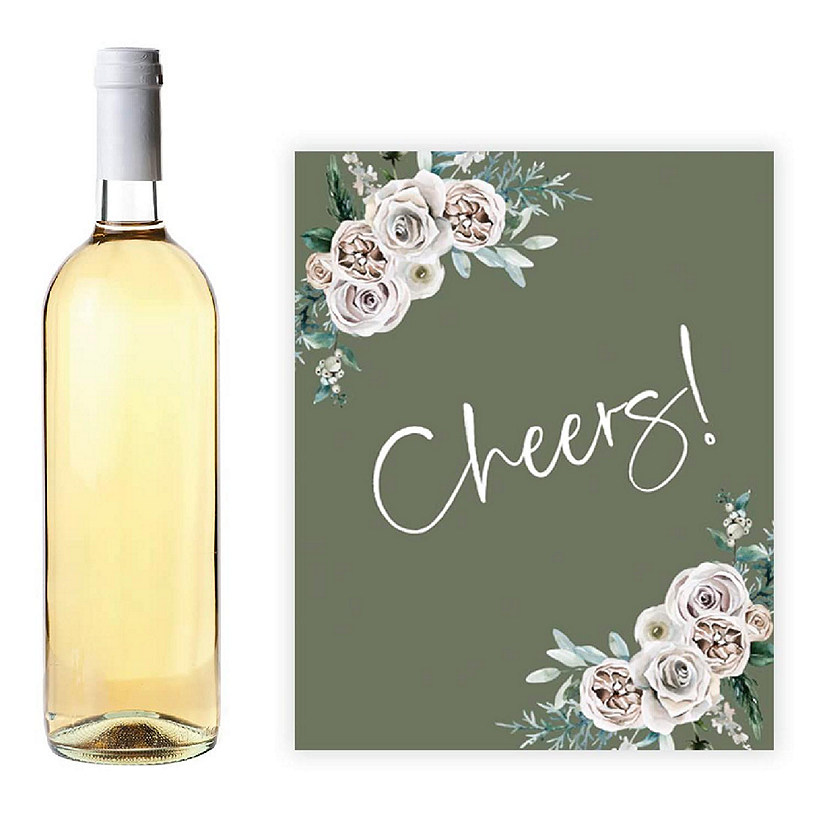 Sage Floral Wedding Cheers Image