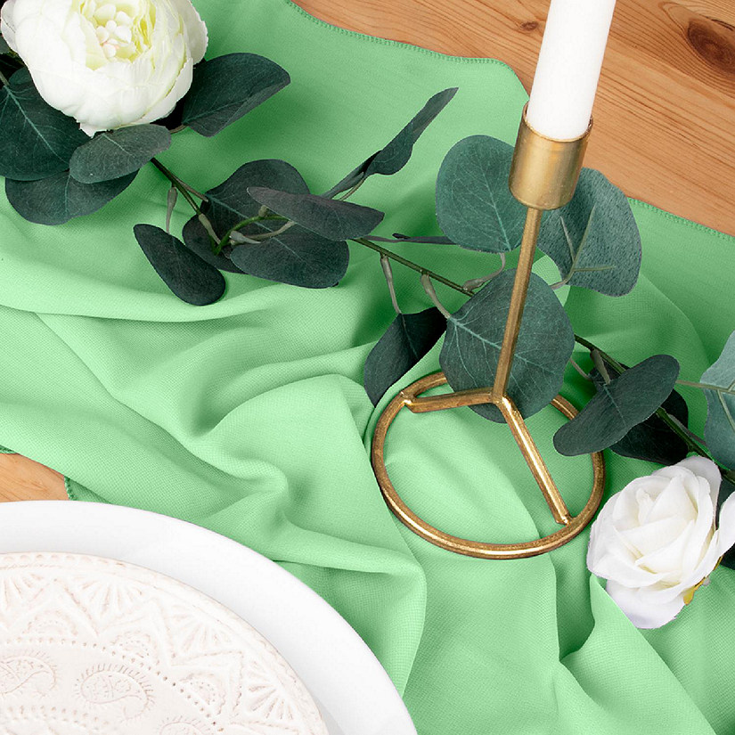 Sage Green Chiffon Table Runners Image