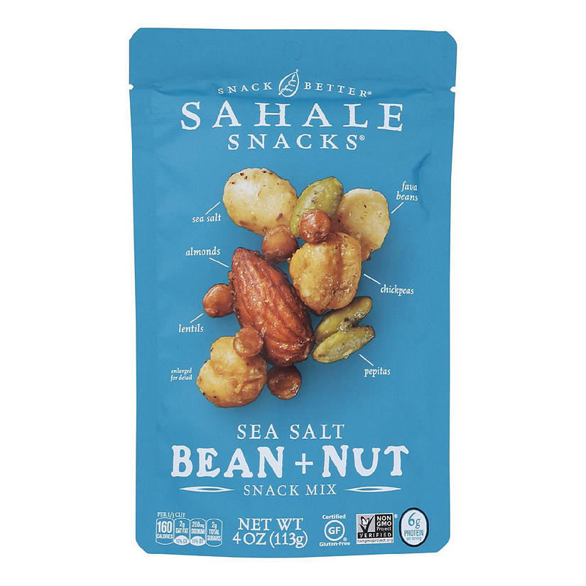 Sahale Snacks - Snack Mx Sea Salt Bean+nut - Case of 6-4 OZ Image
