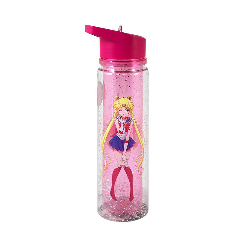 Sailor Moon Crystal 18 Ounce Plastic Water Bottle Image