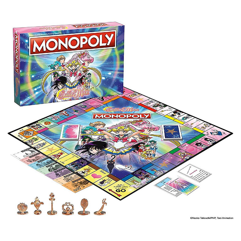 Sailor Moon Monopoly Board Game Image