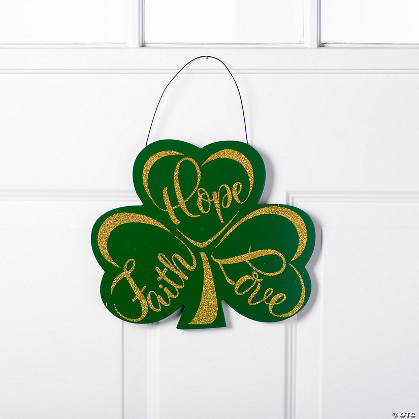 Saint Patrick&#8217;s Blessings Door Sign Image