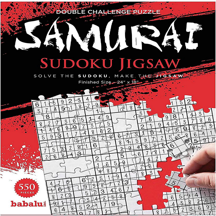 Samurai Sudoku 550 Piece Jigsaw Puzzle Image