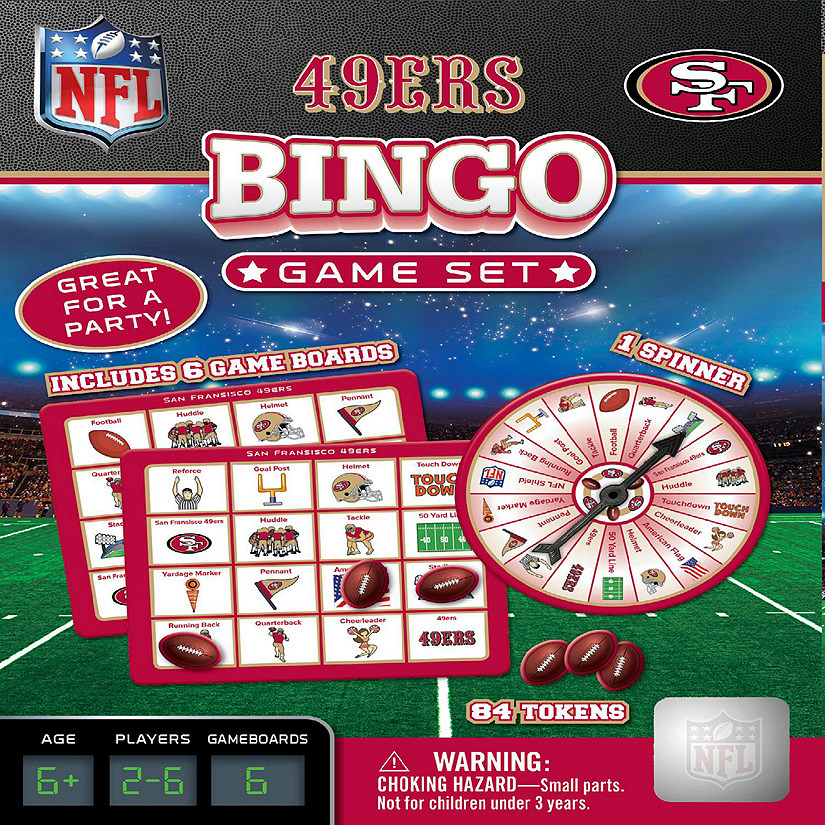 San Francisco 49ers Bingo Game Image