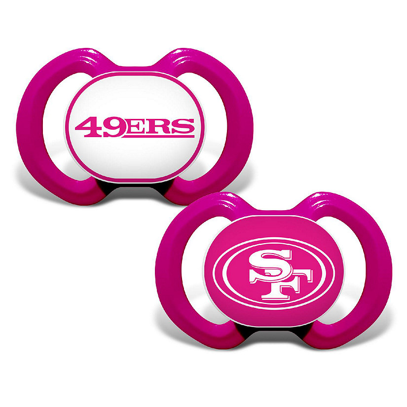 San Francisco 49ers - Pink Pacifier 2-Pack Image