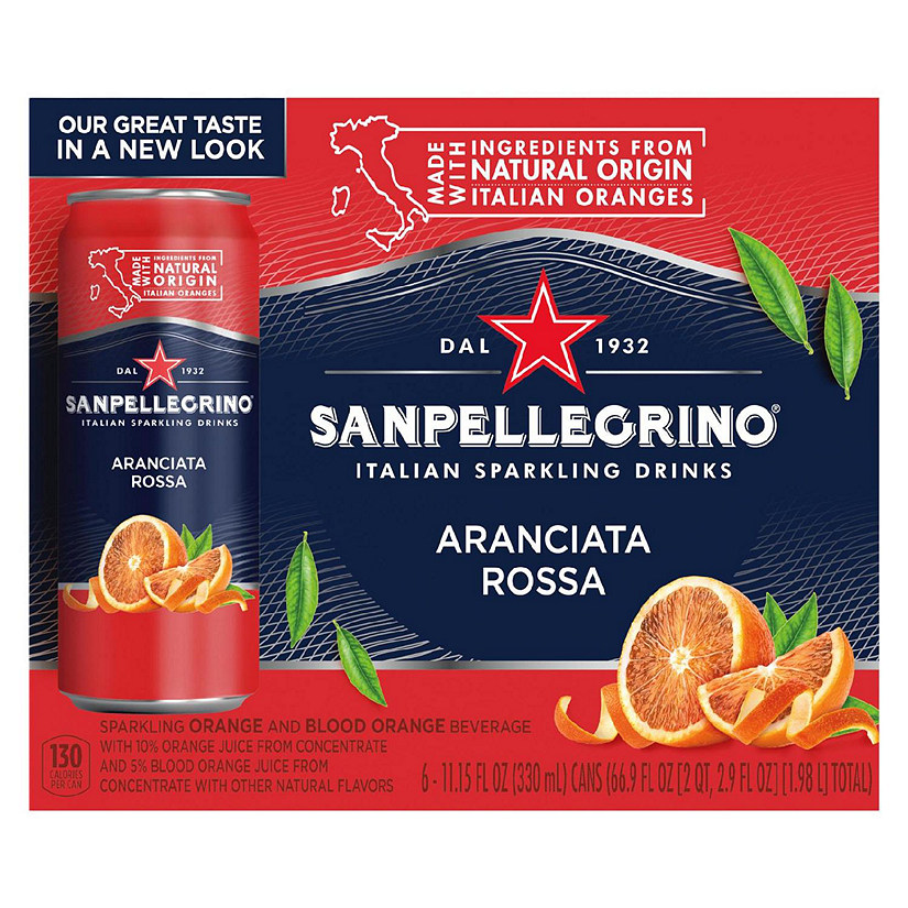 San Pellegrino - Sparkling Beverage Aranciata Rossa - Case of 4-6/11.15Z Image