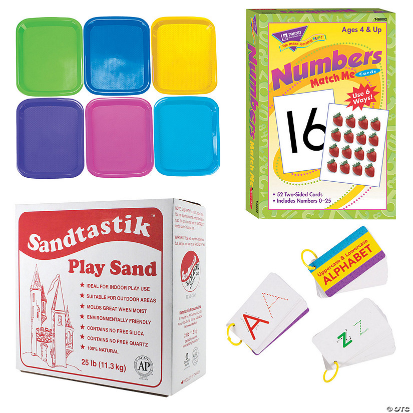 Sand Letter & Number Kit 65 Pc.