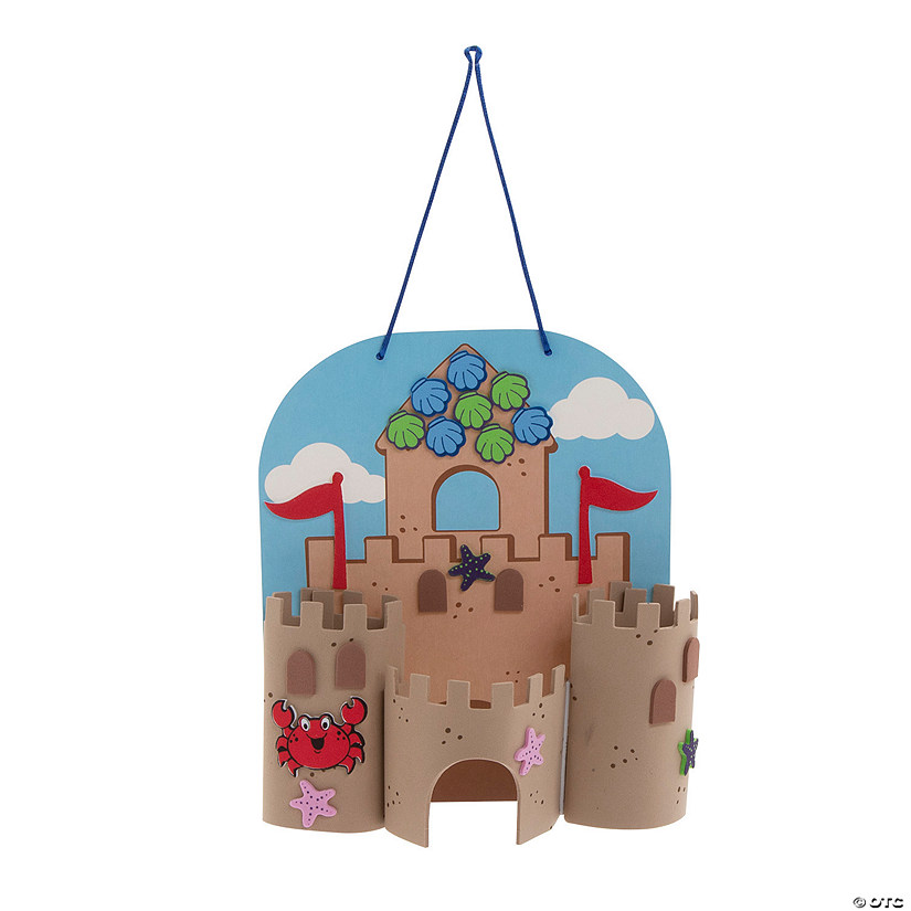 Sandcastle Sign Craft Kit Makes 12 Oriental Trading