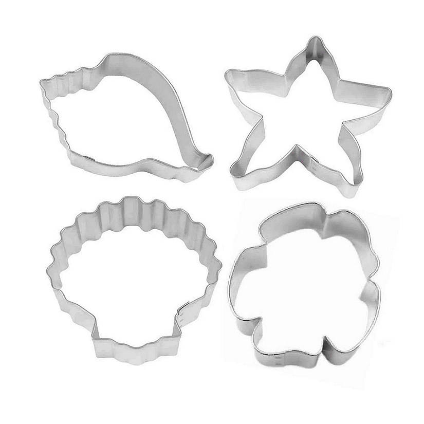 Sandy Beach 4 Piece Cookie Cutter Set Image