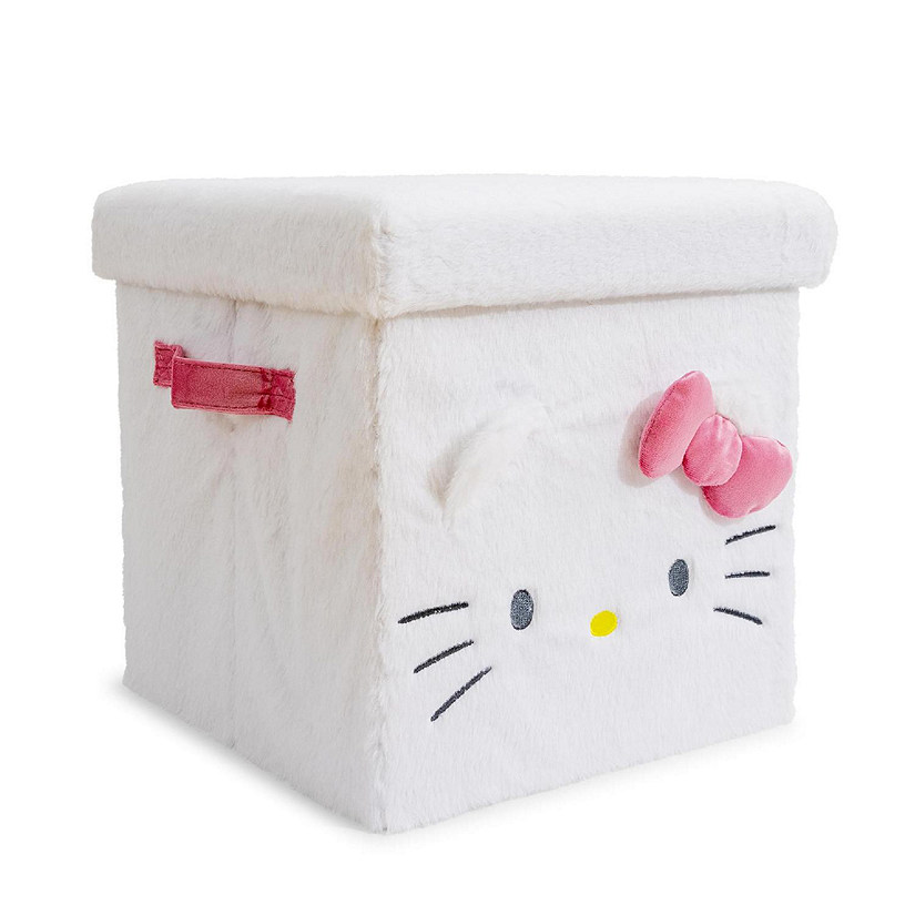 Sanrio Hello Kitty 13 x 13 Inch Plush Storage Cube Image