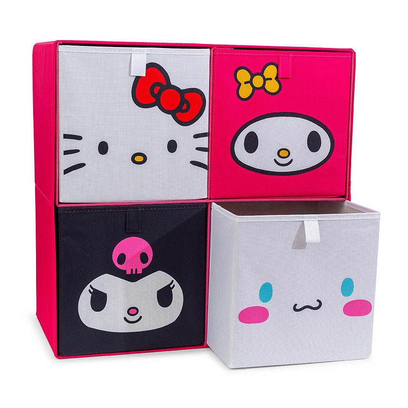 Sanrio Hello Kitty and Friends 11-Inch Storage Bins  Set of 4 Image
