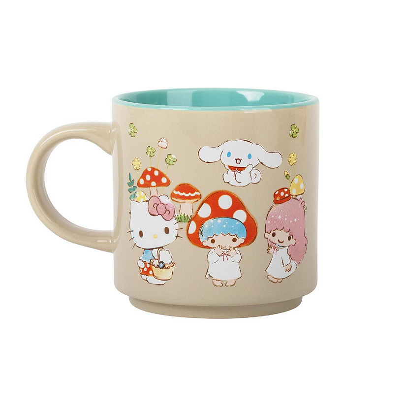 Sanrio Hello Kitty and Friends Mushroom Crew Single Stackable Ceramic Mug Image