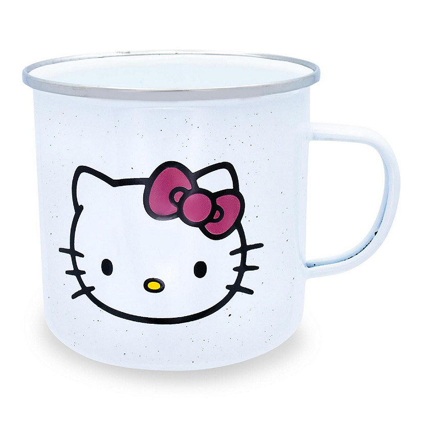 Sanrio Hello Kitty "Hello" Ceramic Camper Mug  Holds 20 Ounces Image