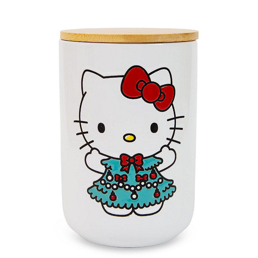 Sanrio Hello Kitty Holiday 7-Inch Ceramic Snack Jar Image