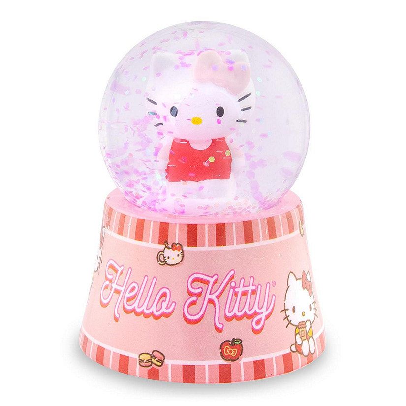 Sanrio Hello Kitty Mini Light-Up Snow Globe  3 Inches Tall Image