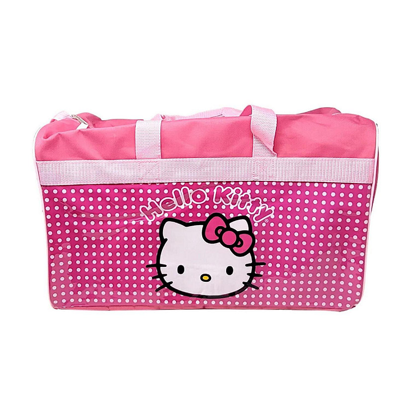 Sanrio Hello Kitty Pink Duffle Bag  18" x 10" x 11" Image
