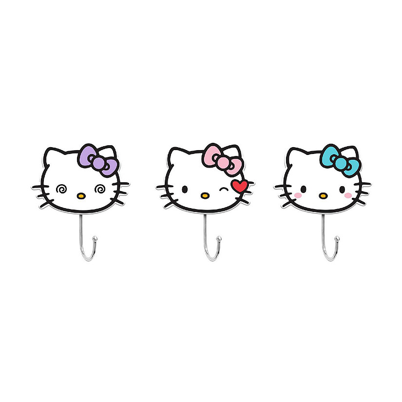 Sanrio Hello Kitty "Pretty Bows" Die-Cut Wall Hooks Coat Hanger Image