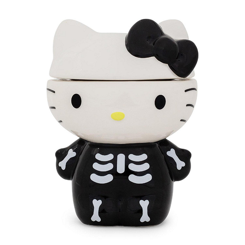 Sanrio Hello Kitty Skeleton 6-Inch Ceramic Snack Jar Image