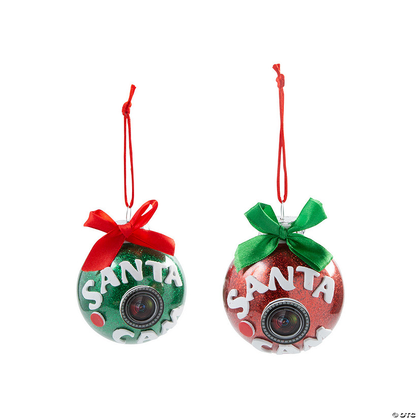 Santa Cam Ornament Craft Kit - Makes 12 Image