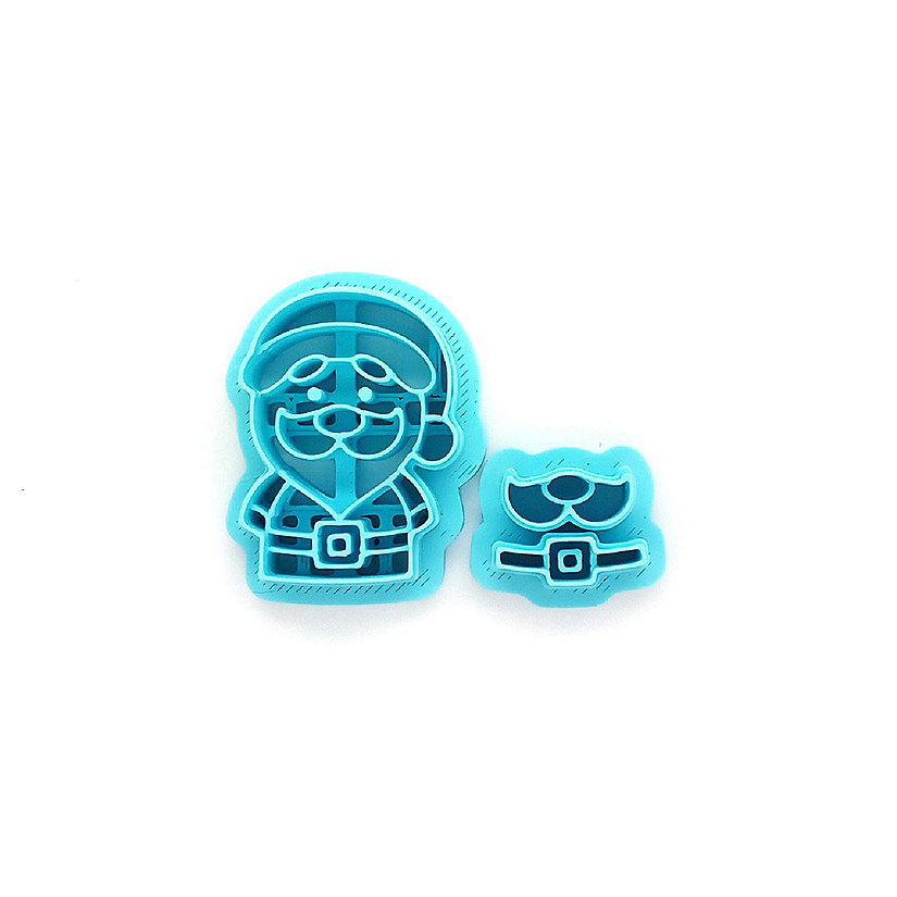 Santa Claus Clay Cutters, 2 pc Image