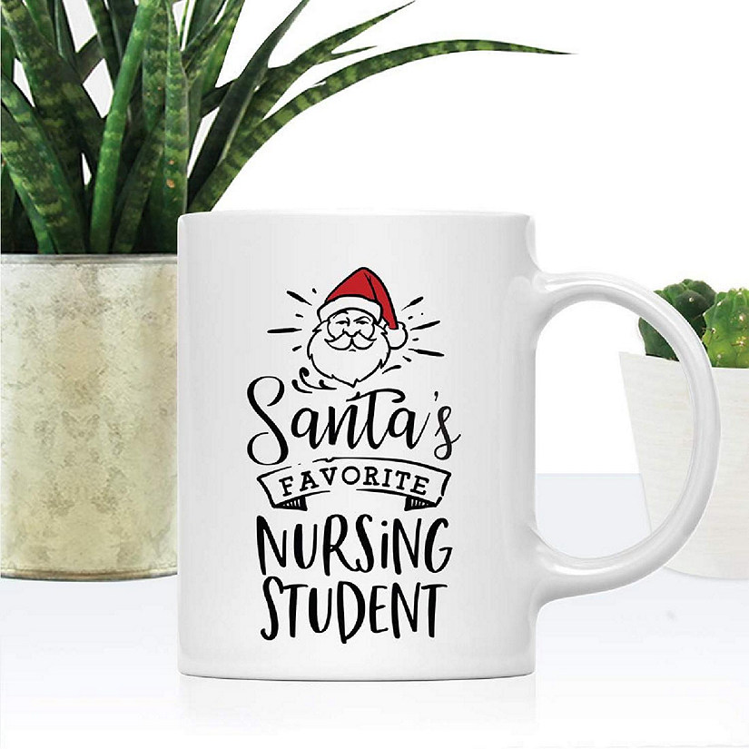 Santa Claus Favorite Nursing Student Mug Image
