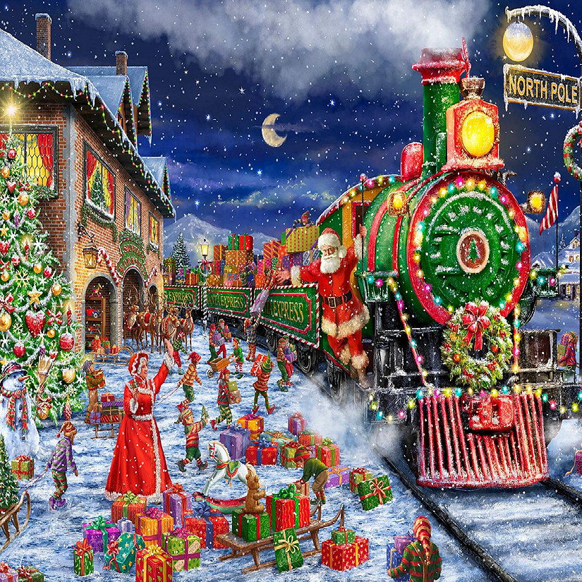 Santa Express 1000 Piece Jigsaw Puzzle Image