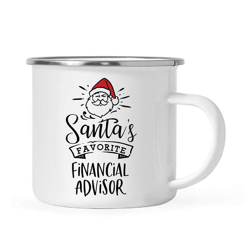 Santa Financial Advisor 11oz Camp Mug Image