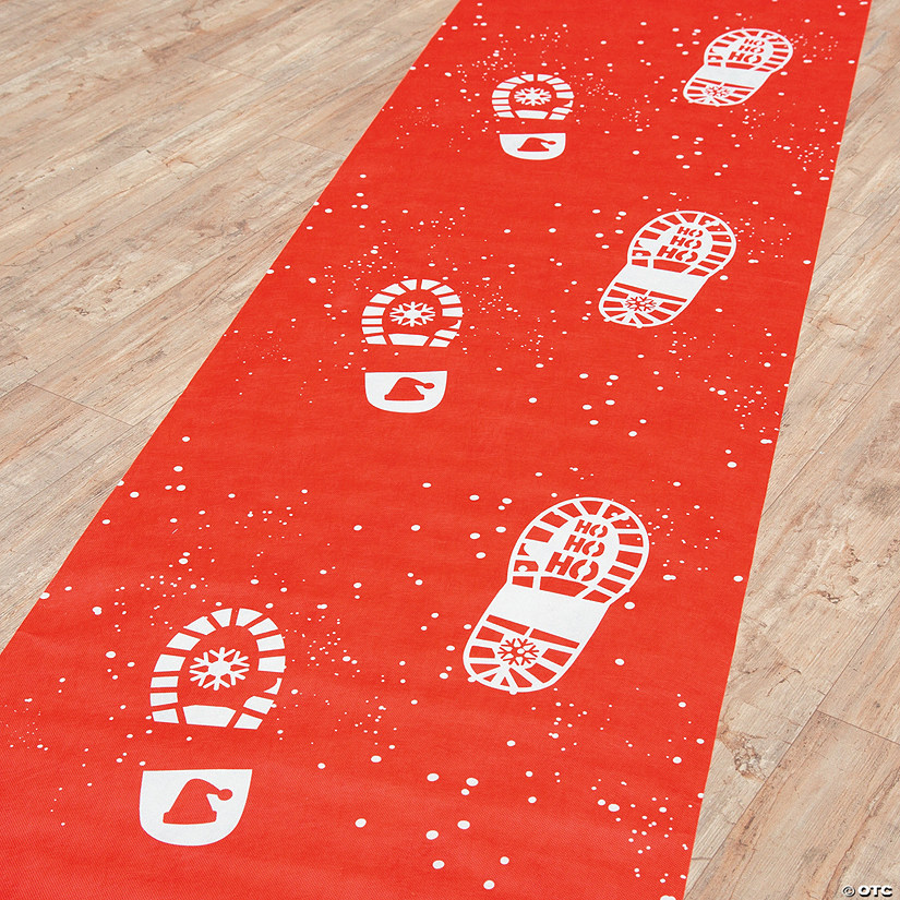 Santa Footprint Floor Runner Image