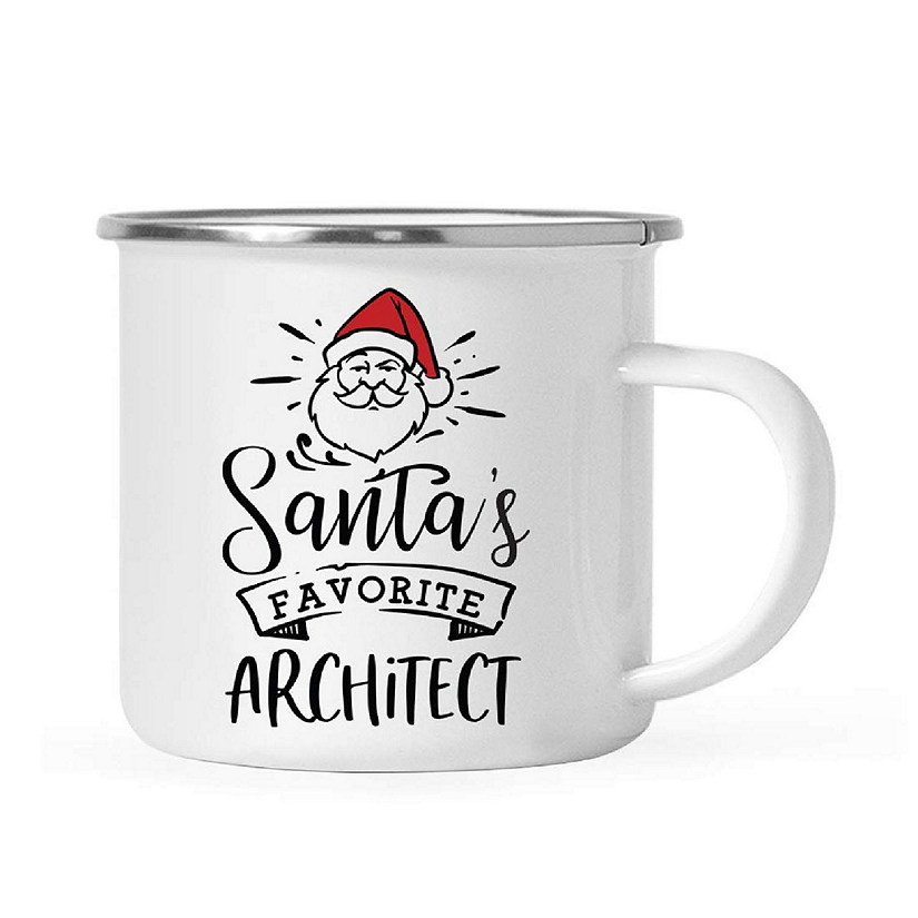 Santa Loves Architect 11oz Camp Mug Image