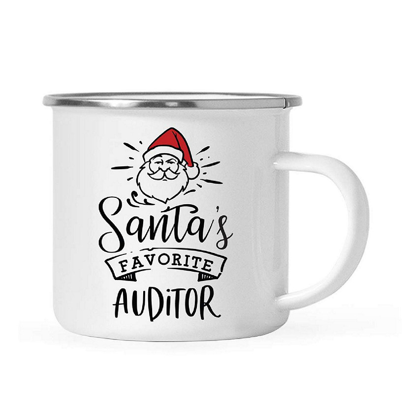 Santa Loves Auditor 11oz Camp Mug Image