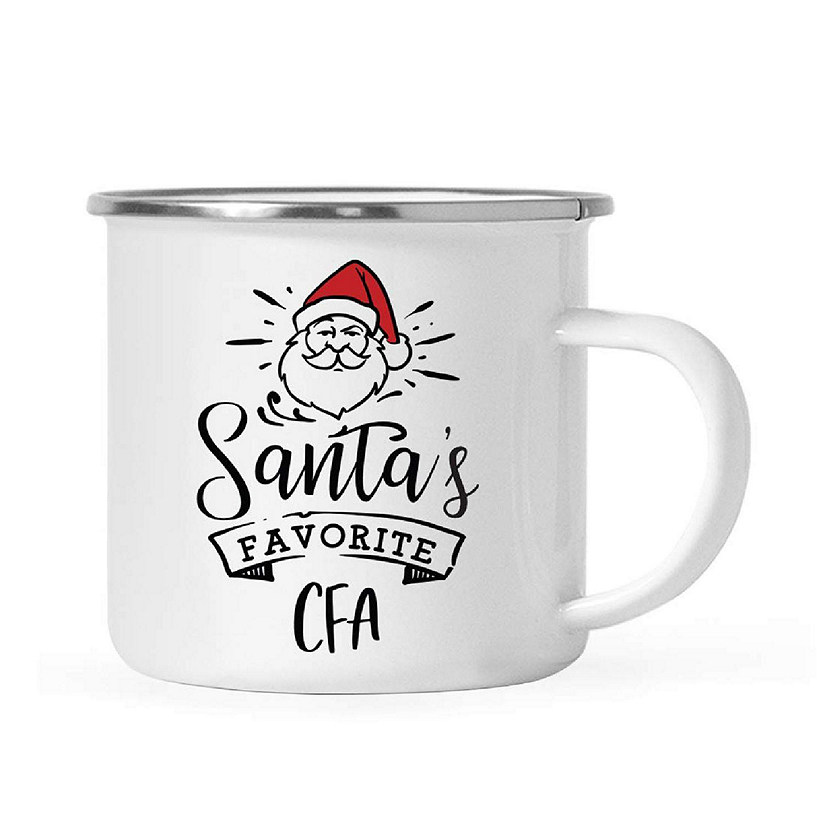 Santa Loves CFA Analyst 11oz Camp Mug Image
