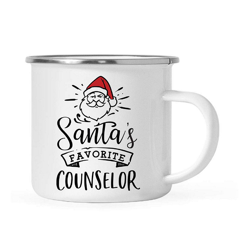 Santa Loves Counselor 11oz Camp Mug Image