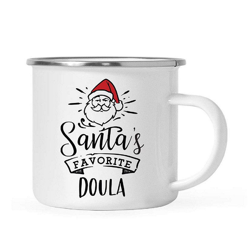 Santa Loves Doula 11oz Camp Mug Image