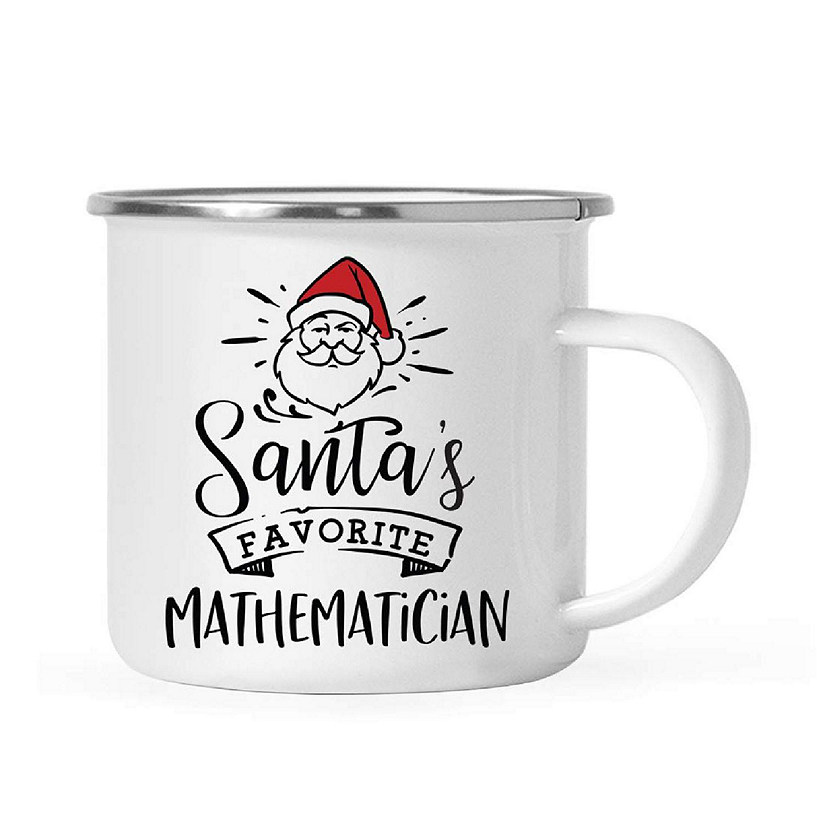 Santa Loves Mathematician 11oz Camp Mug Image