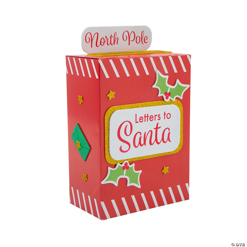 Santa Mailbox Craft Kit - Makes 1 Image