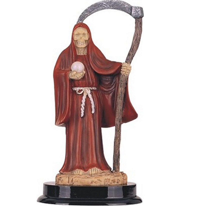 Santa Muerte Red Figurine 5 inch Image