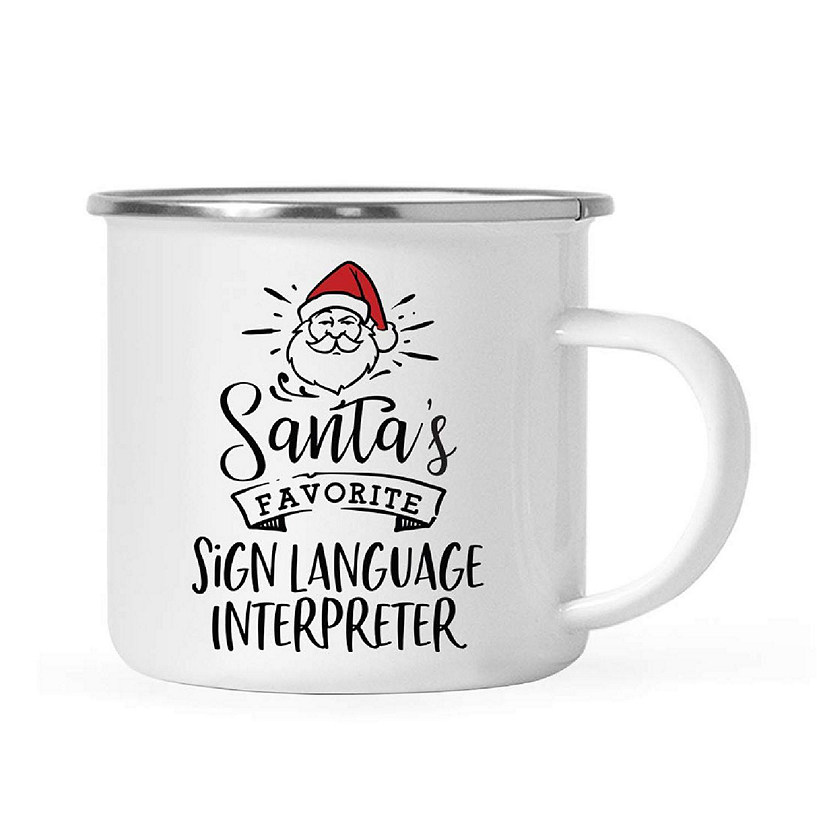 Santa Sign Lang Interpreter 11oz CamMug Image