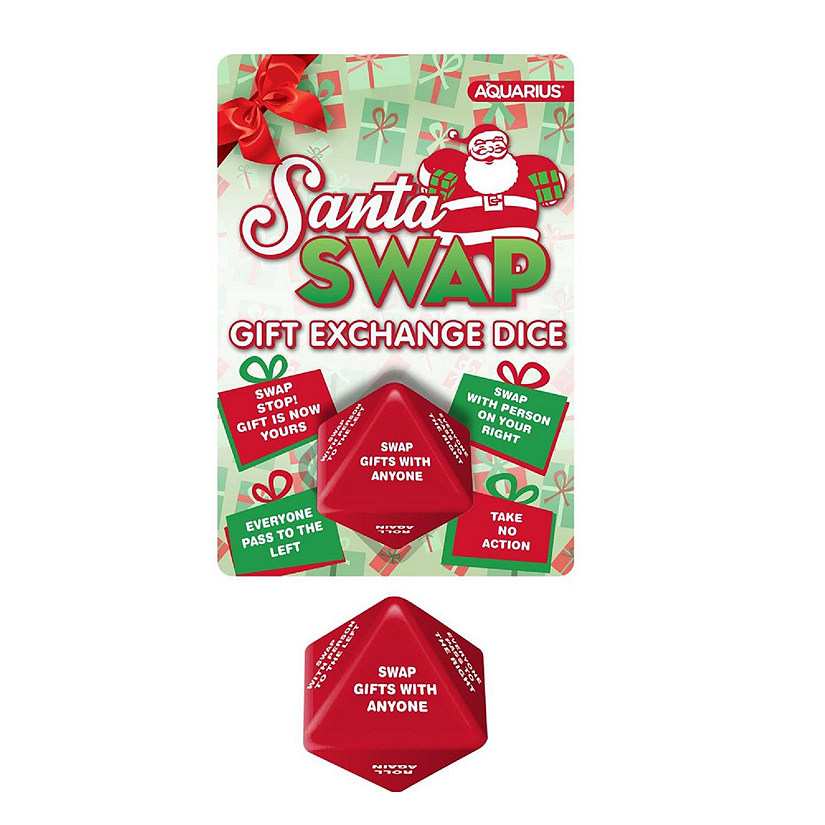 Santa Swap 8-Sided Mini Dice Rolling Game Image