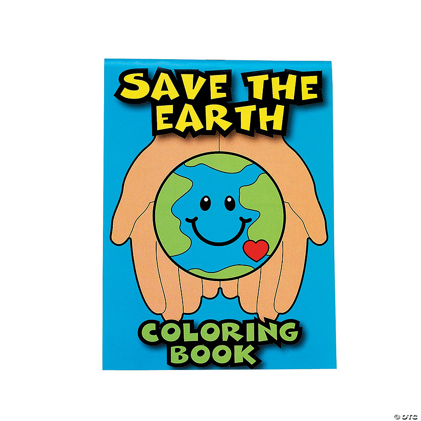 Save the Earth Coloring Books - 24 Pc. Image