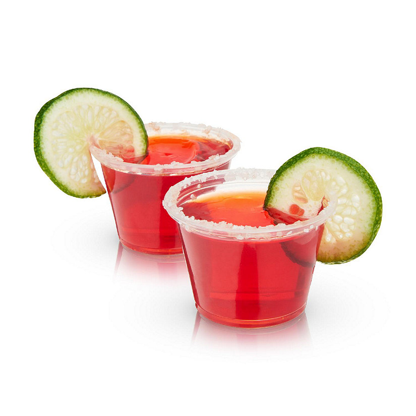 Savoy Party 2.5 oz Jello Shot Cups with Lids, set of 25 Image