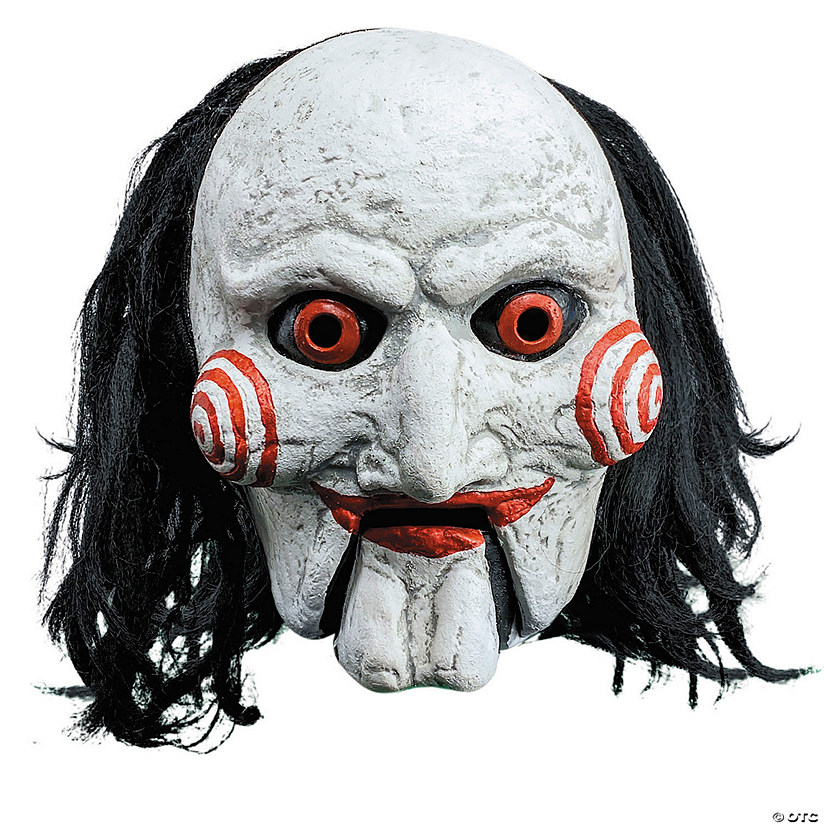 Saw™ Billy the Puppet with Moving Mouth Overhead Mask - One Size ...