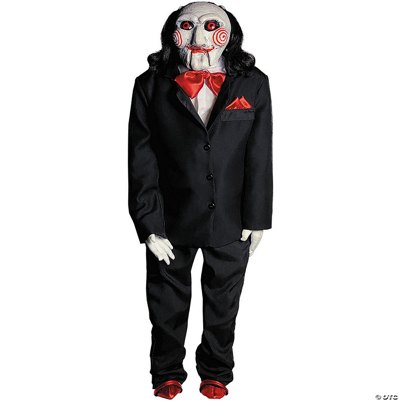 Saw&#8482; Deluxe Billy the Puppet Posable Latex Halloween Decoration Image