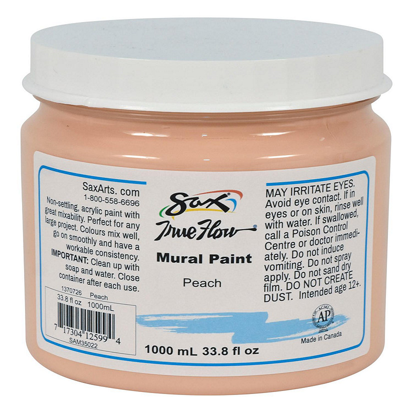 Sax Acrylic Mural Paint, 33.8 Ounces, Peach Image