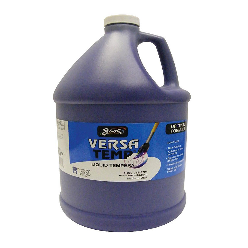 Sax Versatemp Heavy-Bodied Tempera Paint, 1 Gallon, Violet Image