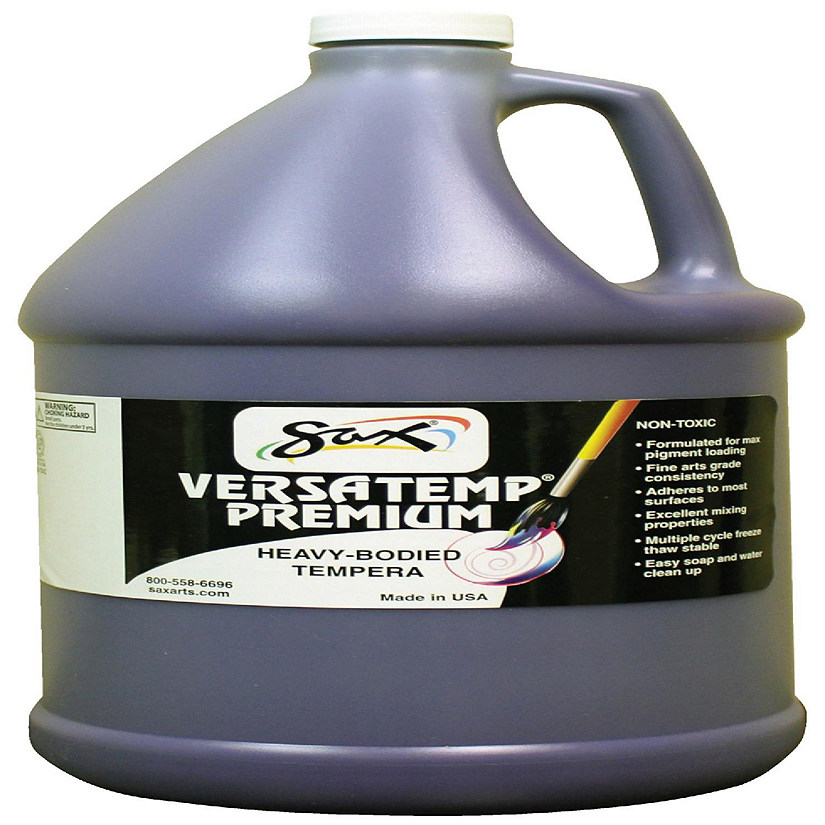 Sax Versatemp Premium Heavy-Bodied Tempera Paint, 1 Gallon, Violet Image