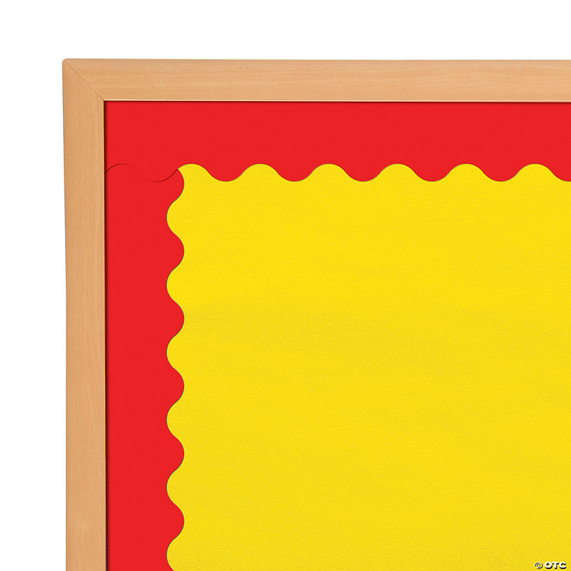 Scalloped Red Bulletin Board Borders Discontinued