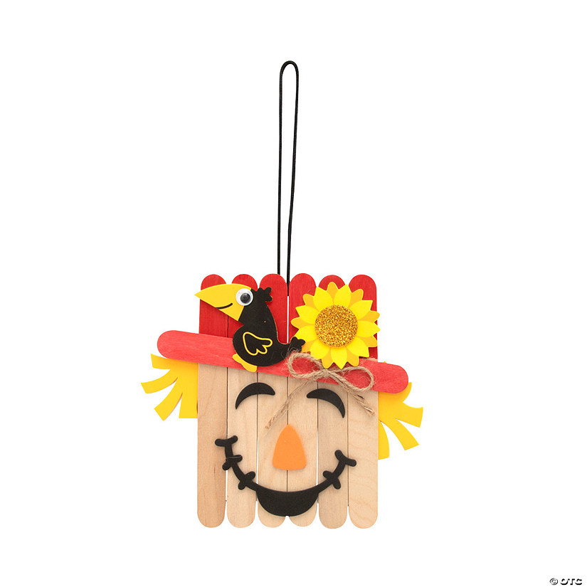 Scarecrow Craft Stick Craft Kit Makes 12