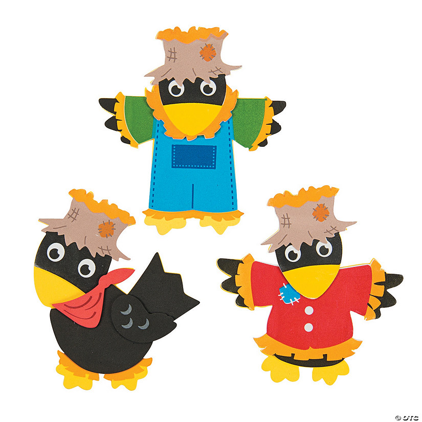 Scarecrow Craft Kit Makes 12 Oriental Trading